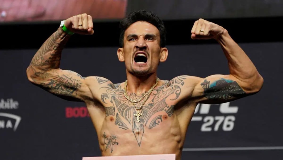 Max Holloway Shows Off Jacked Heavyweight Build Ahead Of Gaethje Fight